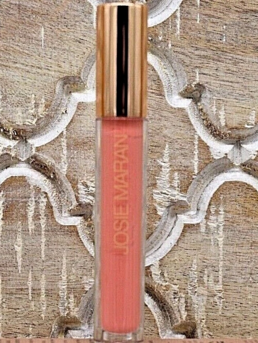 JOSIE MARAN Blissful Coral Peach Lip Gloss New